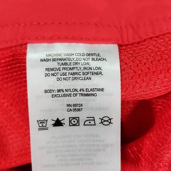 ☔️🔸️Columbia Red Omni-Shield Repellancy Shorts Size 6 - Picture 10 of 11